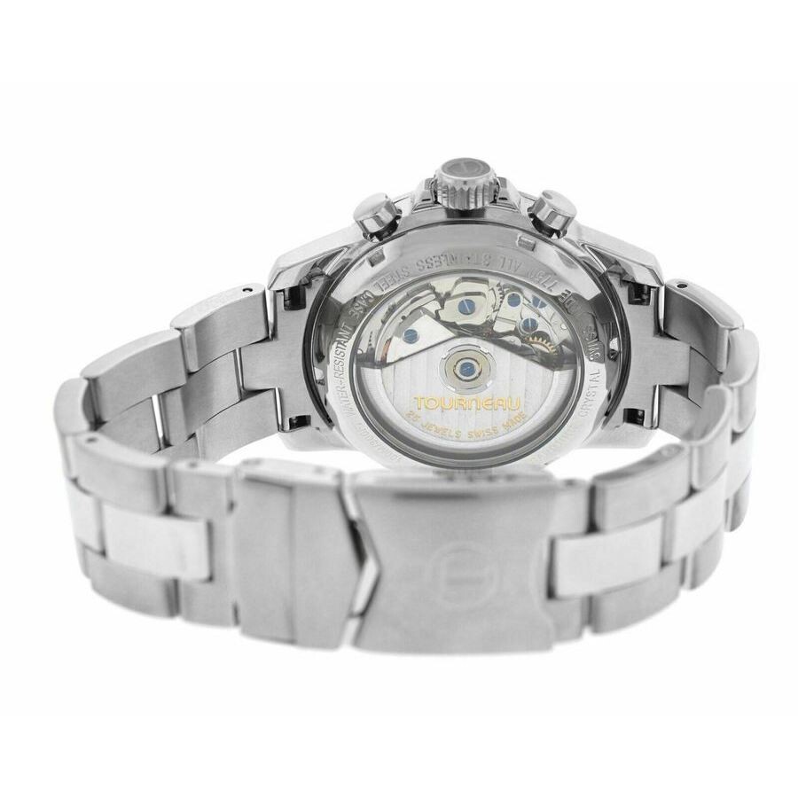 Tourneau Preowned Tourneau Sportgraph Chronograph Automatic White Dial