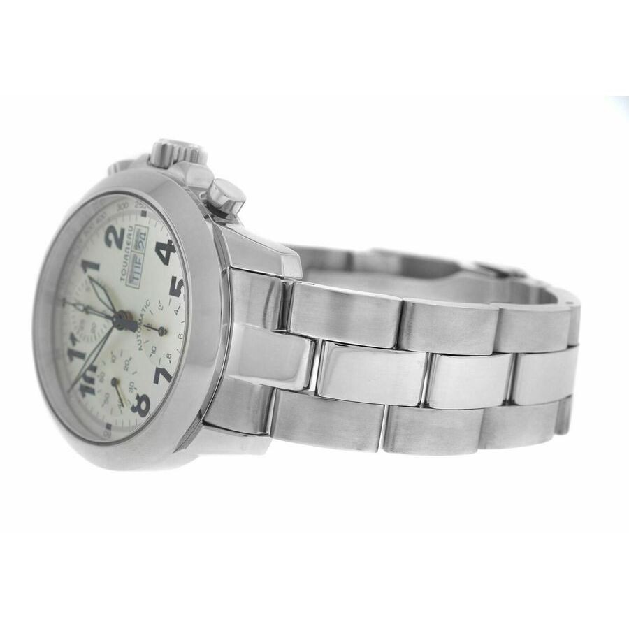 Tourneau Preowned Tourneau Sportgraph Chronograph Automatic White Dial