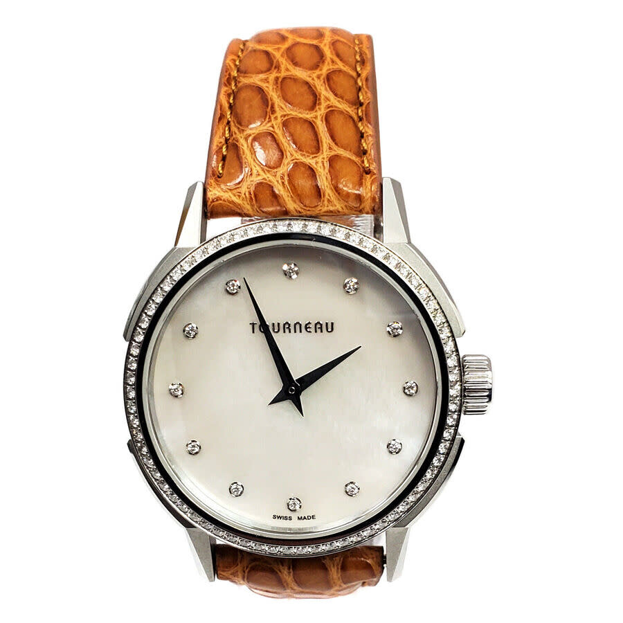 Tourneau Preowned Tourneau Tny Roventa Quartz Diamond Ladies Watch