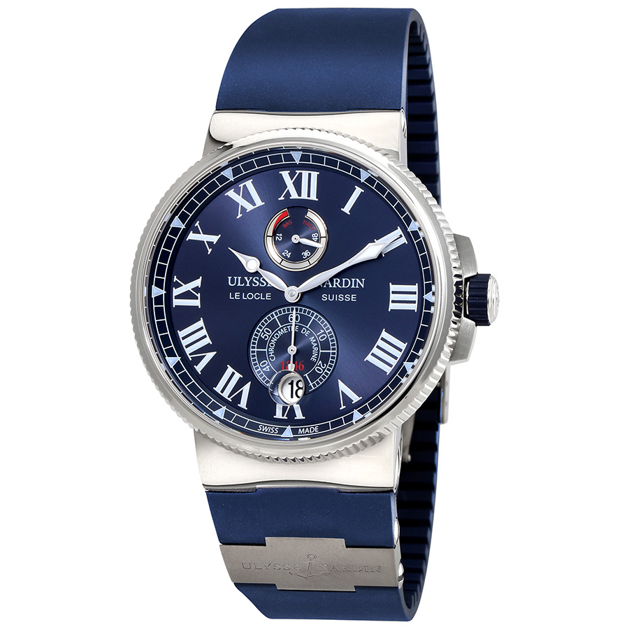 Marine Chronometer Blue Dial Men's Watch