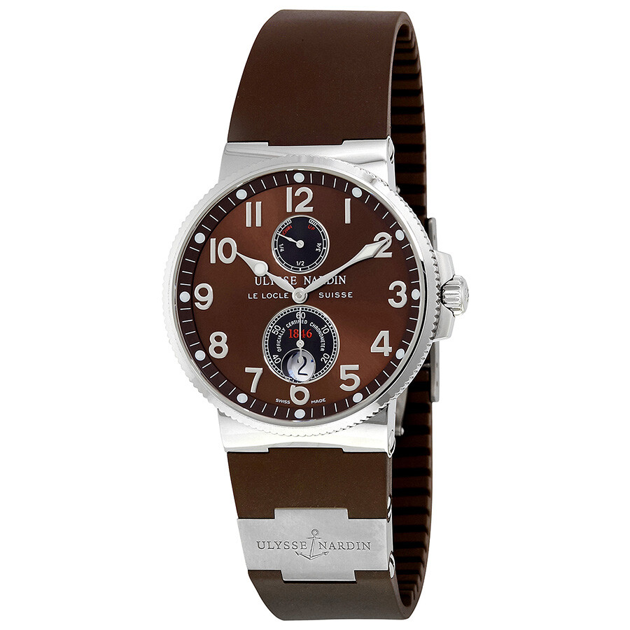 Maxi Marine Automatic Chronometer Brown Dial Men's Watch