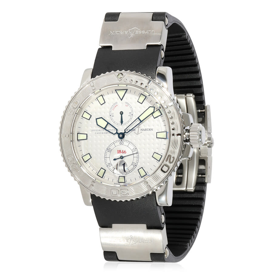 Maxi Marine Automatic Chronometer Silver Dial Men's Watch