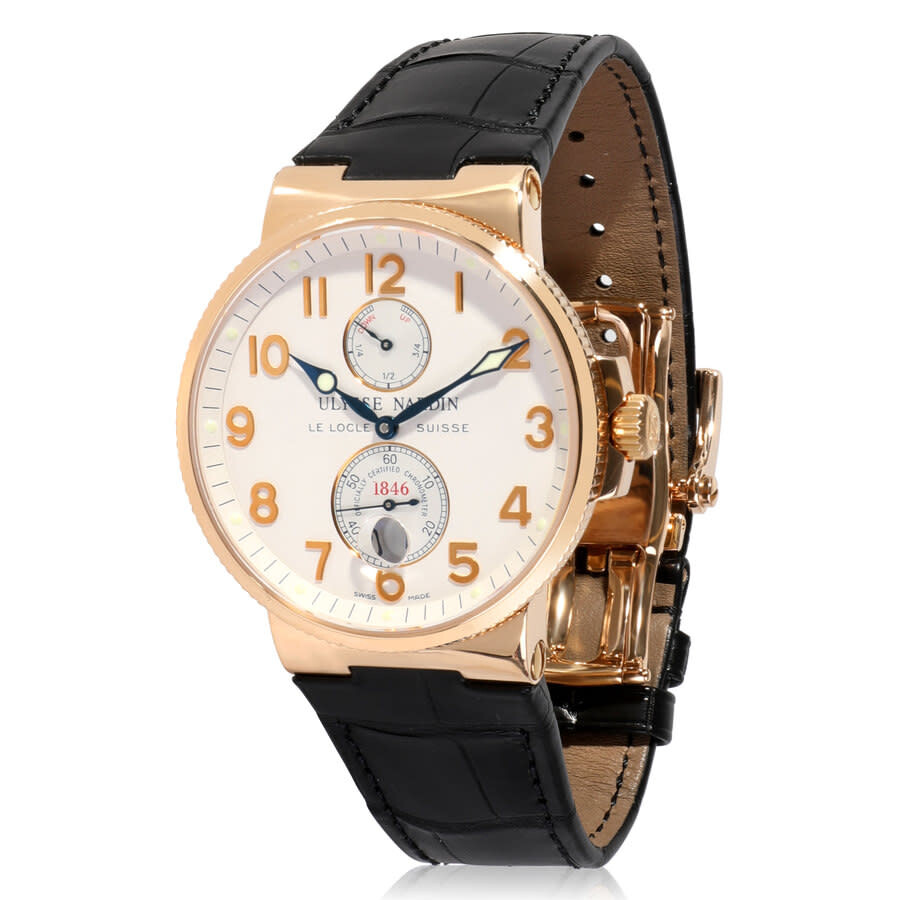 Maxi Marine Automatic Chronometer White Dial Men's Watch