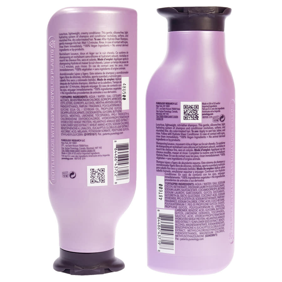 Pureology Hydrate Shampoo and Conditioner Kit Gift Set Hair Care