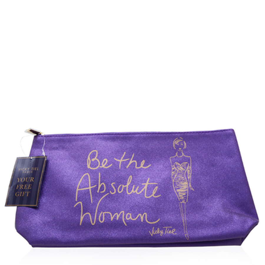 Vicky Tiel Purple Cosmetic Bag / Vicky Tiel 603531000954