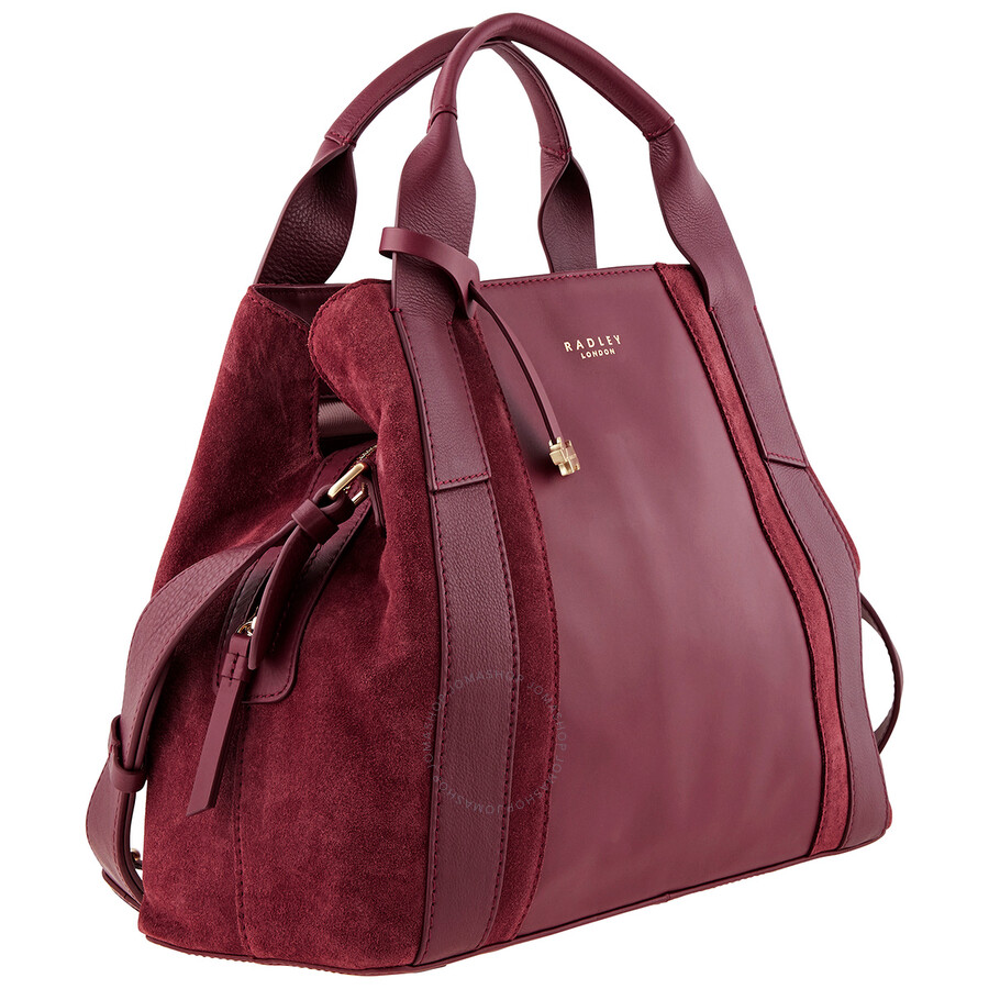 Radley Medium Baylis Road Ziptop Shoulder Bag Merlot 17289 MERLOT