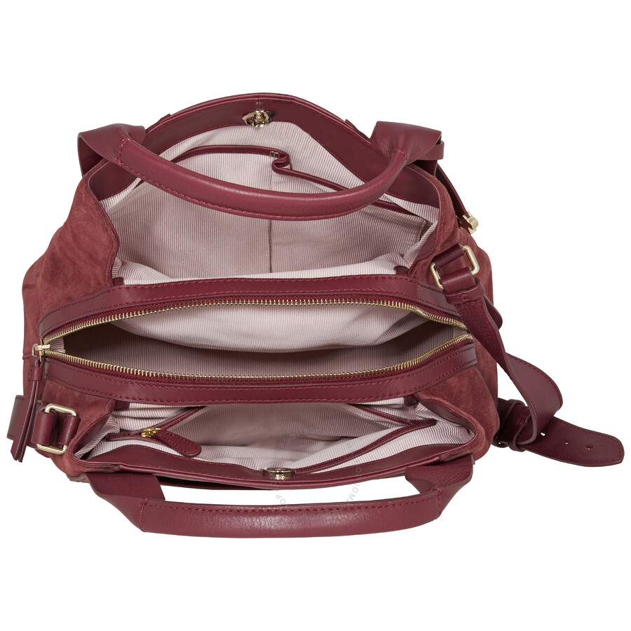 Radley Medium Baylis Road Ziptop Shoulder Bag Merlot 17289 MERLOT