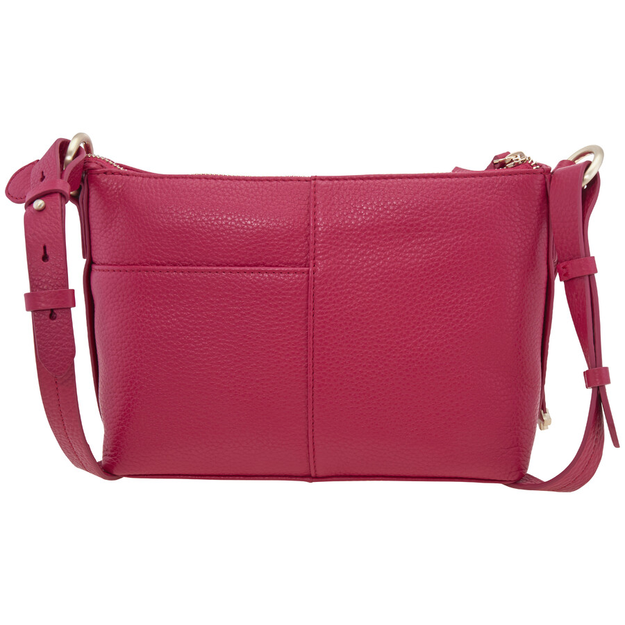 Radley Wood Street Medium Zip Top Crossbody Raspberry 17078 RASPBERRY