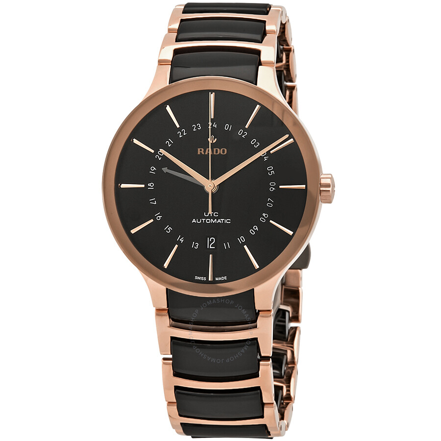 Centrix GMT Automatic Black Dial Men's Watch