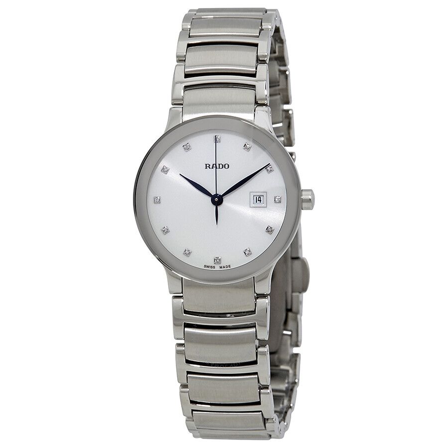 Centrix Silver Diamond Dial Ladies Watch