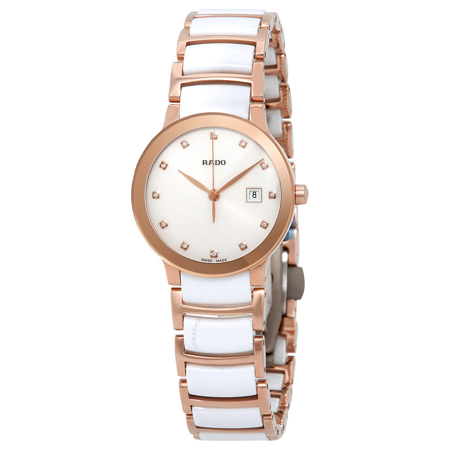 Centrix White Diamond Dial Ladies Watch