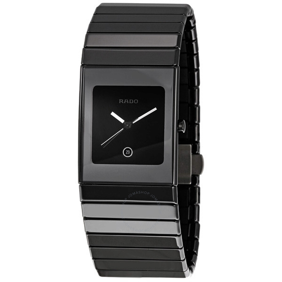 Ceramic Quartz Black Dial Ladies Watch