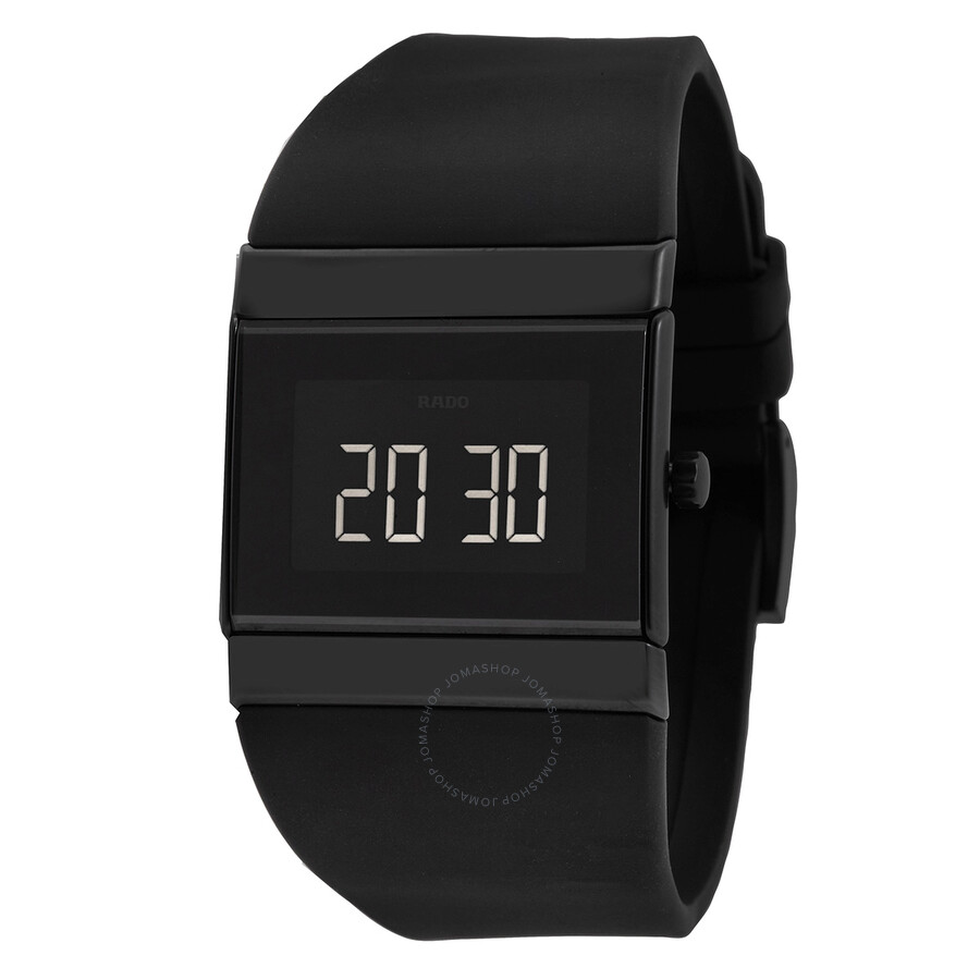 Ceramic Quartz Digital Black Dial Watch