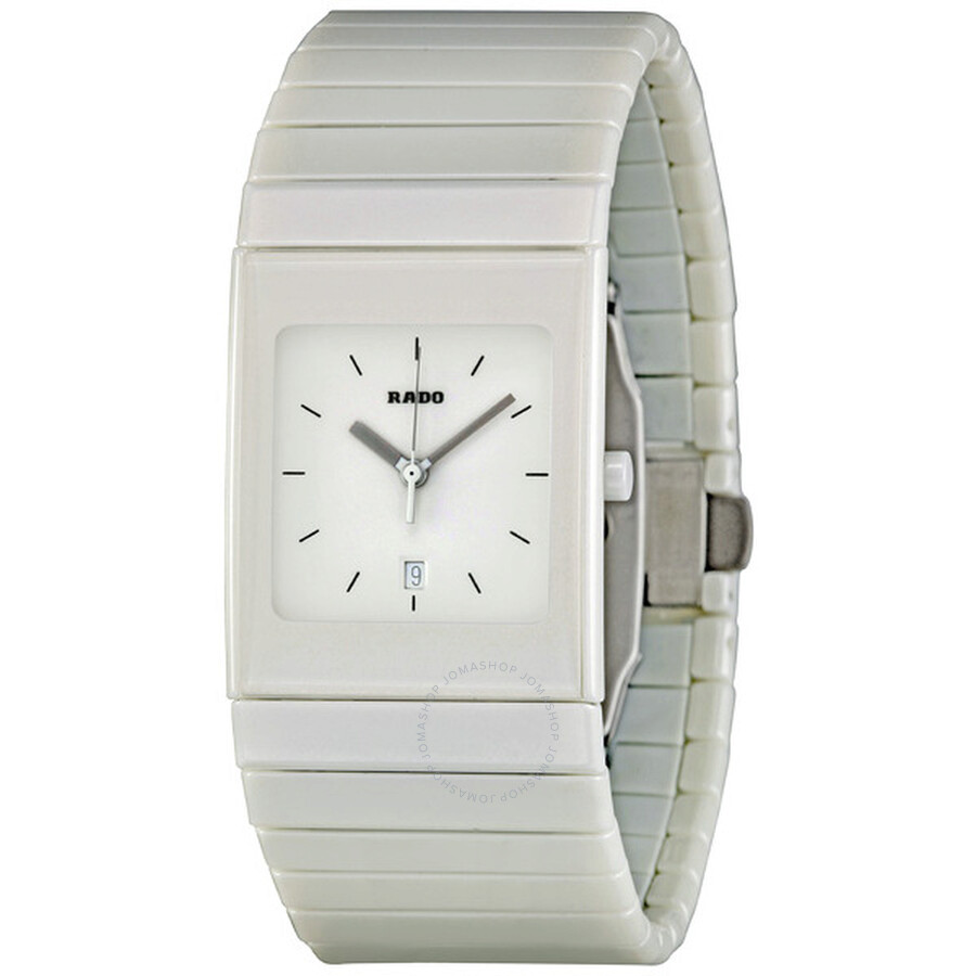 Ceramica White Dial White Ceramic Ladies Watch RADO-
