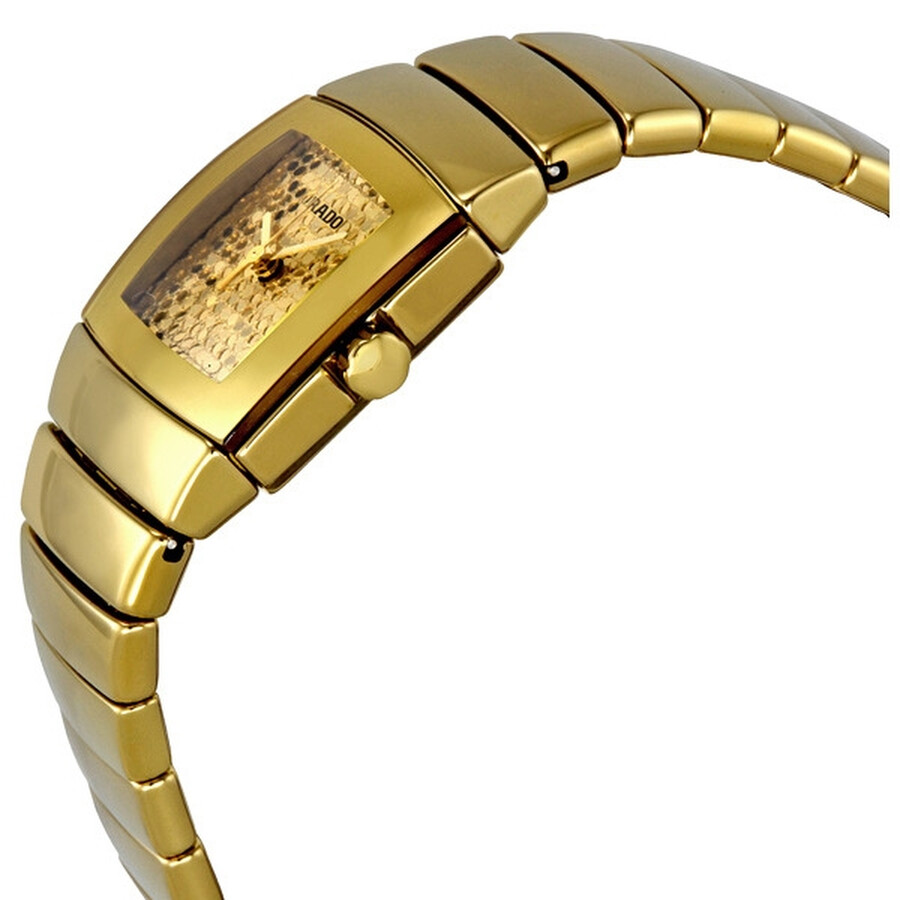 Rado Sinatra Quartz Gold Ladies Watch R13776252 758498043497 Watches, Sinatra