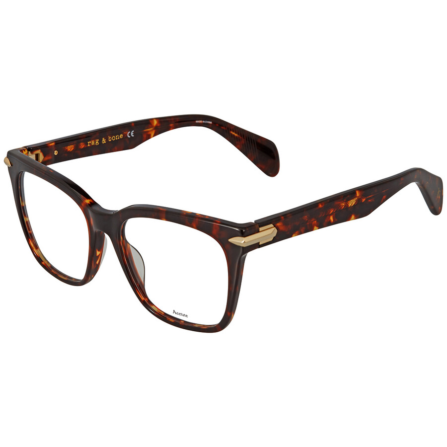 Rag And Bone Demo Rectangular Unisex Eyeglasses RNB3015 0086 52 ...