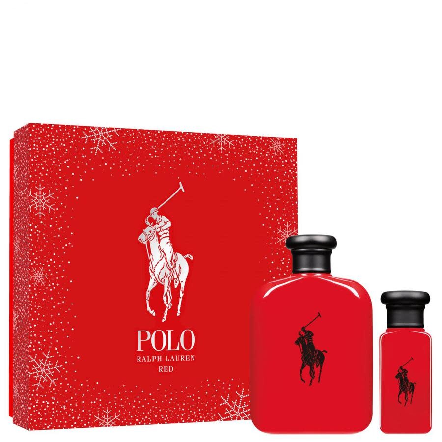 Ralph Lauren Men's Polo Red Gift Set Fragrances 3605972642684 Fragrances & Beauty, Polo Red