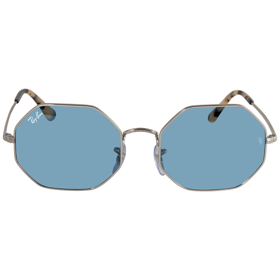 ray ban octagonal blue gradient