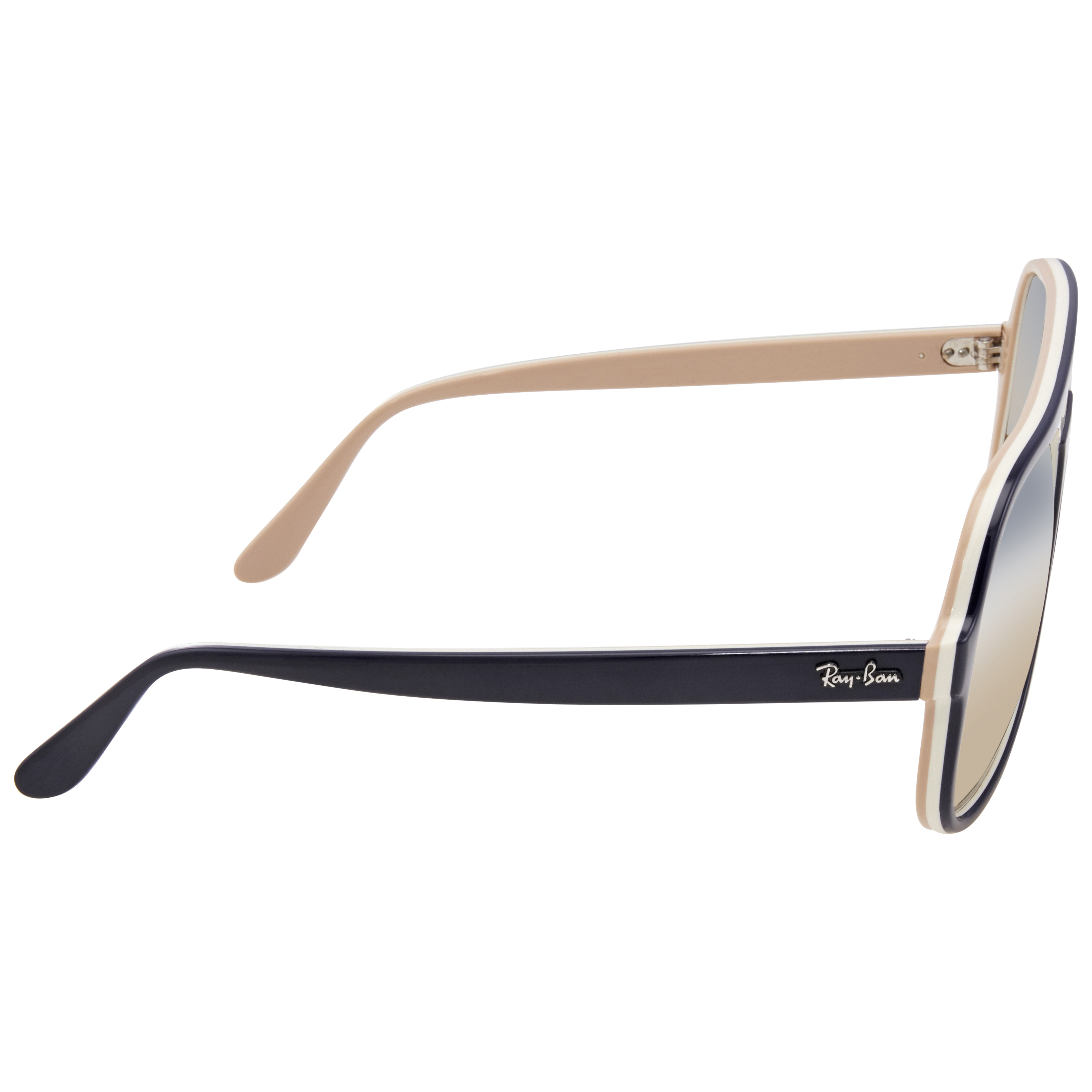 Ray-Ban Clear Gradient / Blue Aviator Unisex Sunglasses RB4357 6548GD 58  RB4357 6548GD 58 8056597460811 - Sunglasses, Ray-Ban - Jomashop