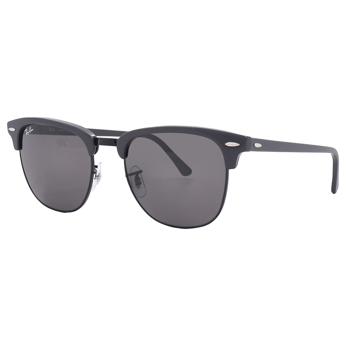 Ray-Ban Clubmaster Classic Dark Grey Square Unisex Sunglasses RB3016 ...