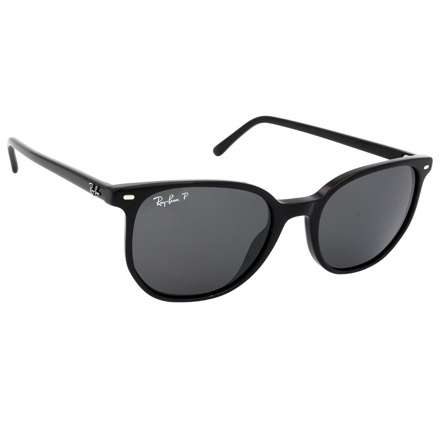 RayBan Elliot Polarized Black Square Unisex Sunglasses RB2197 901/48