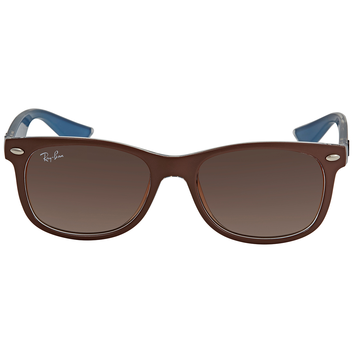 Ray-Ban Junior New Brown Gradient Dark Brown Wayfarer Unisex Kids  Sunglasses RB9052S 70351347 8053672786989 - Sunglasses - Jomashop