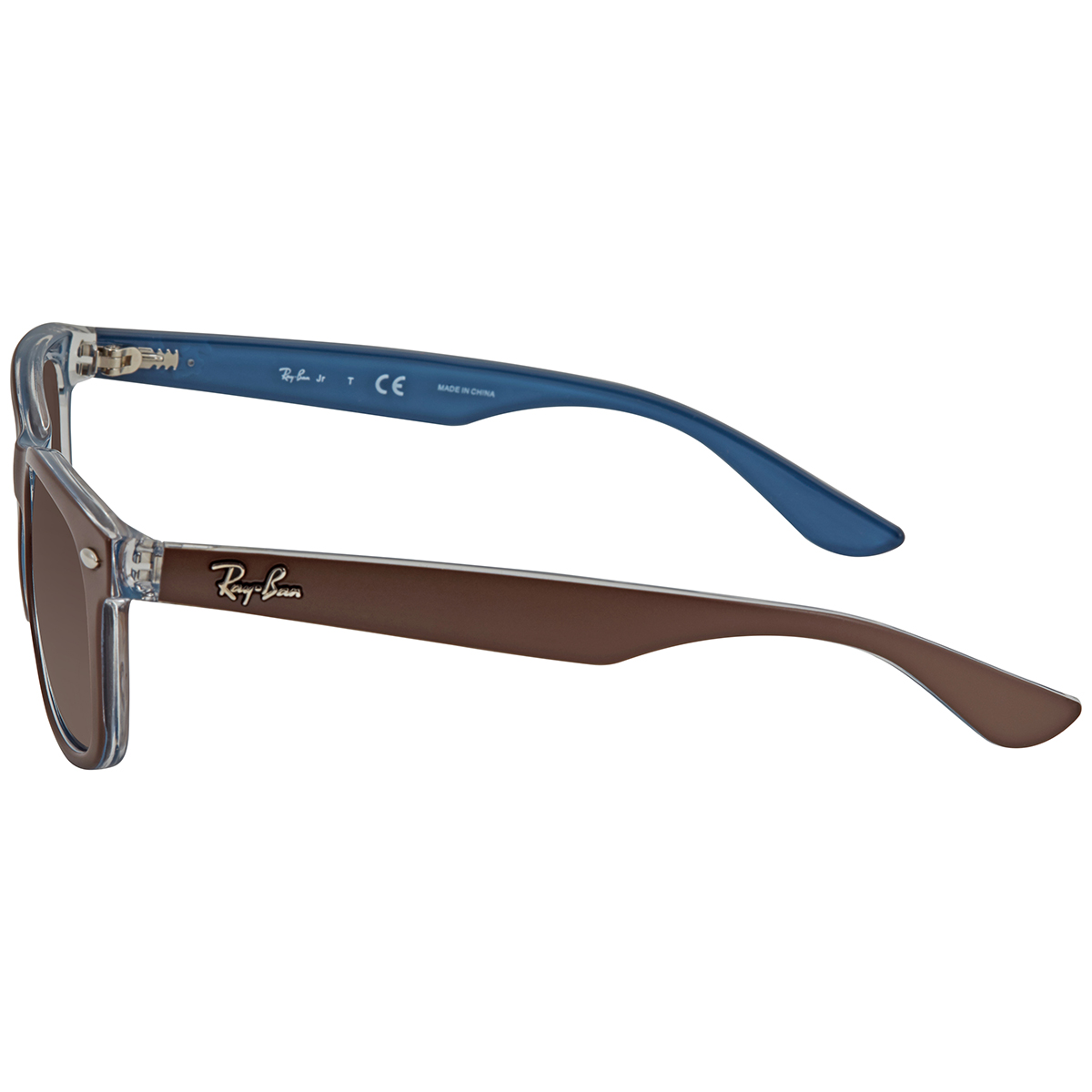 Ray-Ban Junior New Brown Gradient Dark Brown Wayfarer Unisex Kids  Sunglasses RB9052S 70351347 8053672786989 - Sunglasses - Jomashop