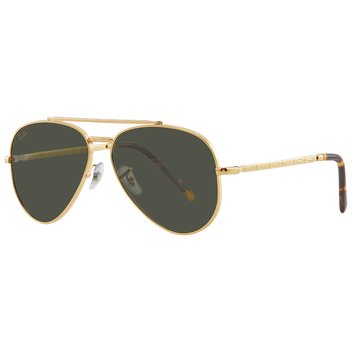 Ray-Ban New Aviator Green Aviator Unisex Sunglasses RB3625 919631 58 ...