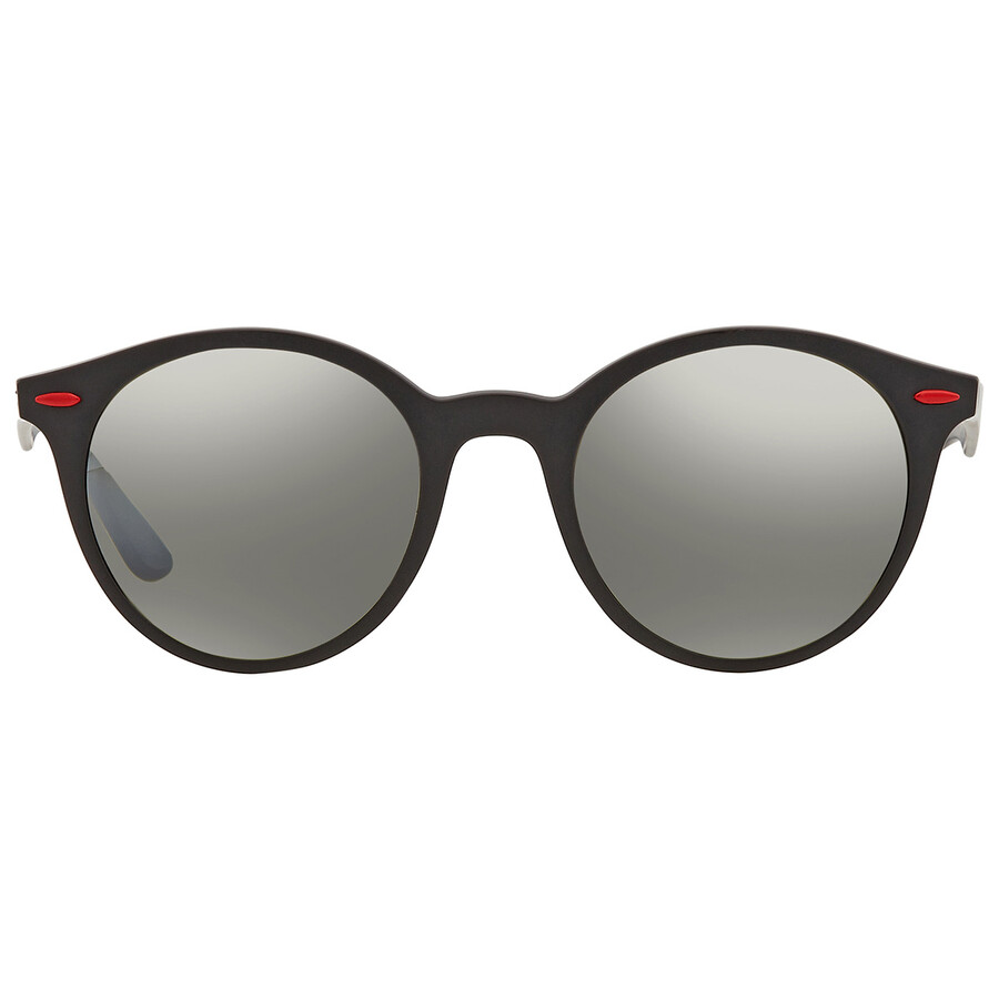 RayBan Scuderia Ferrari Silver Chromance Phantos Unisex Sunglasses