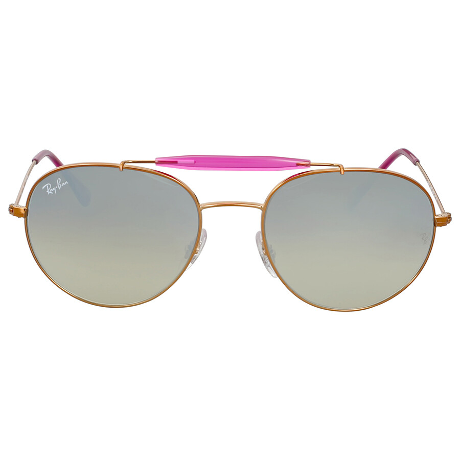 ray ban silver gradient flash