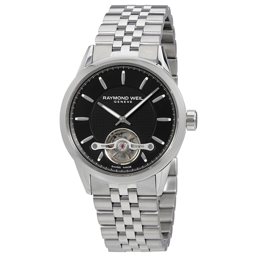 Raymond Weil Freelancer Automatic Black Dial Men's Watch 2780-ST-20001 2780-ST-20001  7611784042457 - Raymond Weil, Freelancer - Jomashop