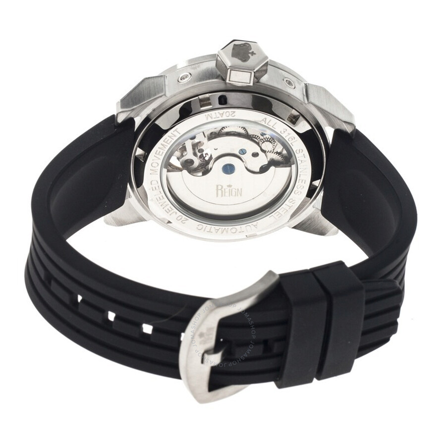 Reign Rothschild Black Semi-Skeleton Dial Men's Watch RN1302 ...