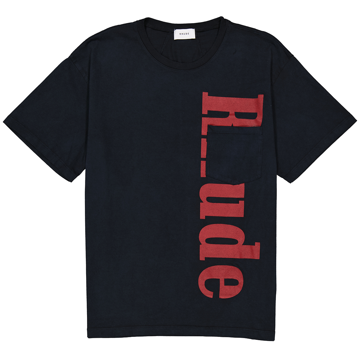 Rhude Men's Black Logo-print Cotton T 