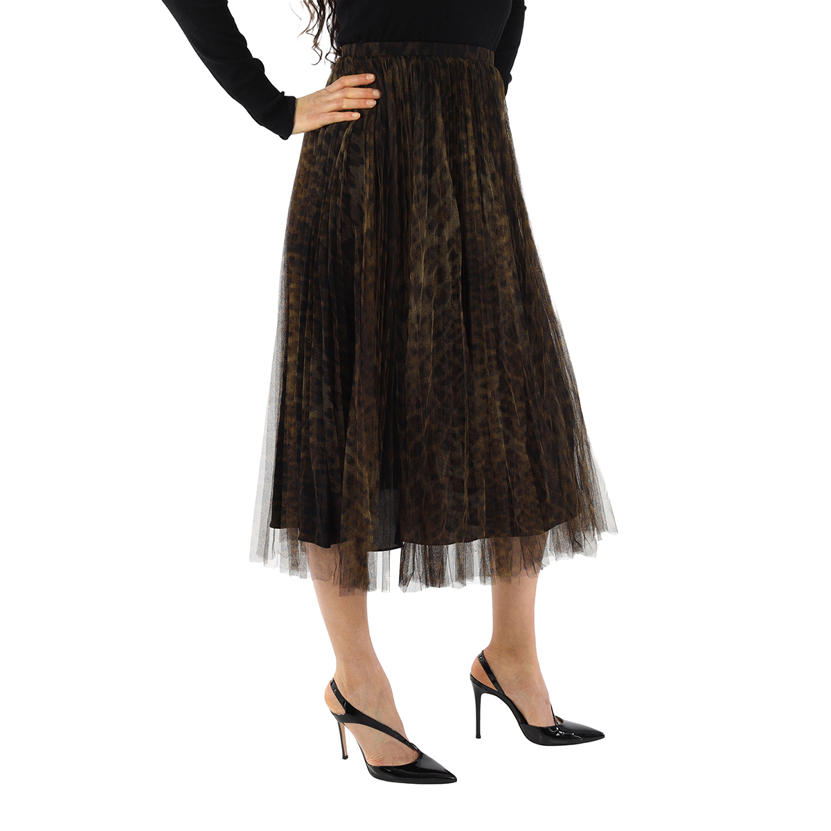 Fabrosanz: Christmas Print Tulle Skirt -Kids