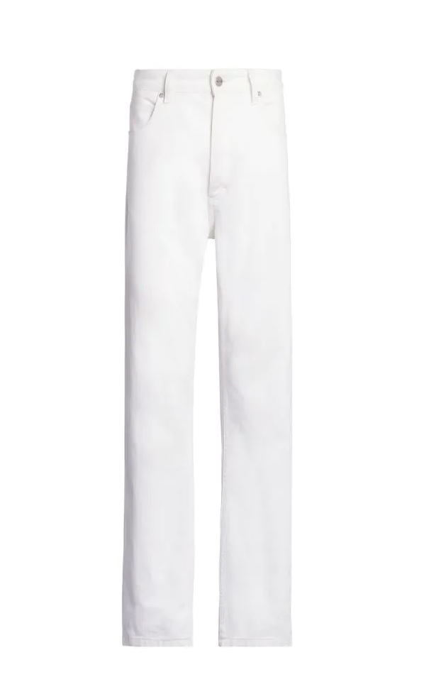 Cavalli White Cotton Blend Slim Fit Jeans main image 1