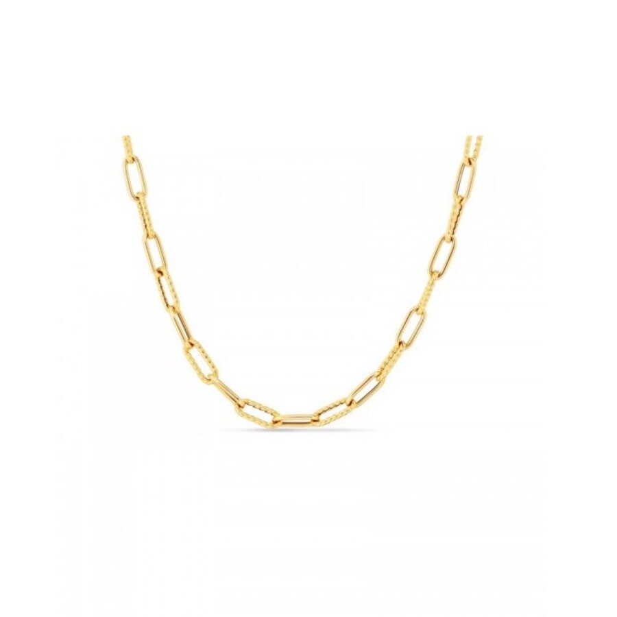 Roberto Coin 18 Karat Yellow Gold Alternating Polished & Fluted Fine