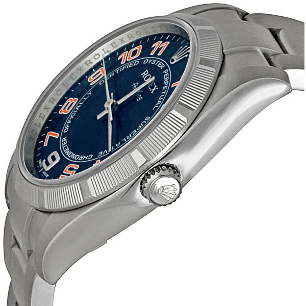 Rolex Airking Blue Concentric Arabic 