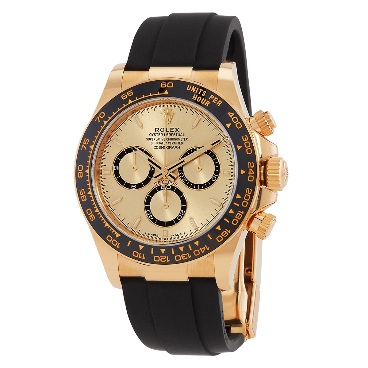 rolex gold chronograph