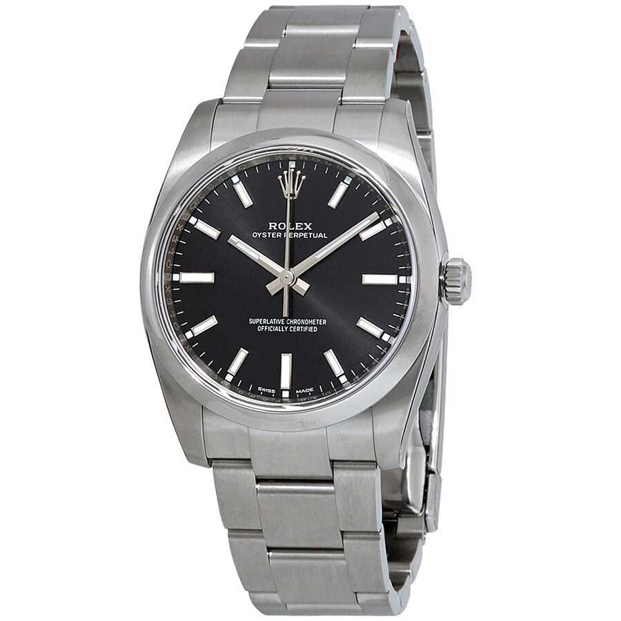 Oyster Perpetual Automatic Black Dial Ladies Watch
