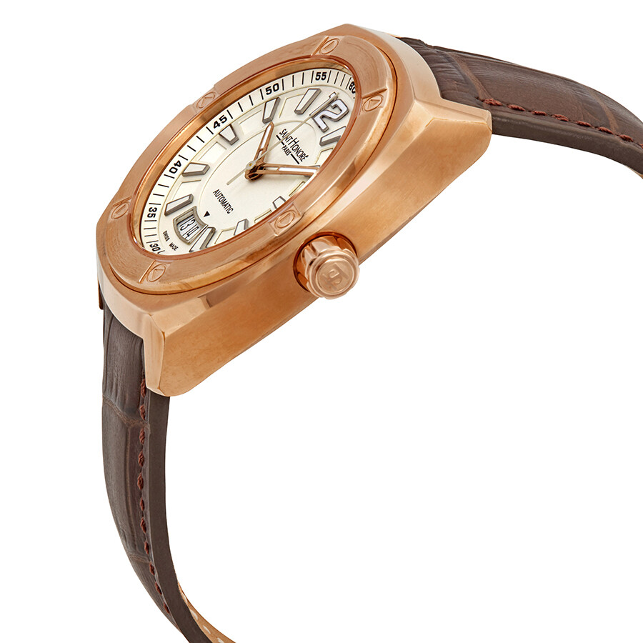 Saint Honore Automatic Men's Leather Watch 897010 8AINN 7630013369219