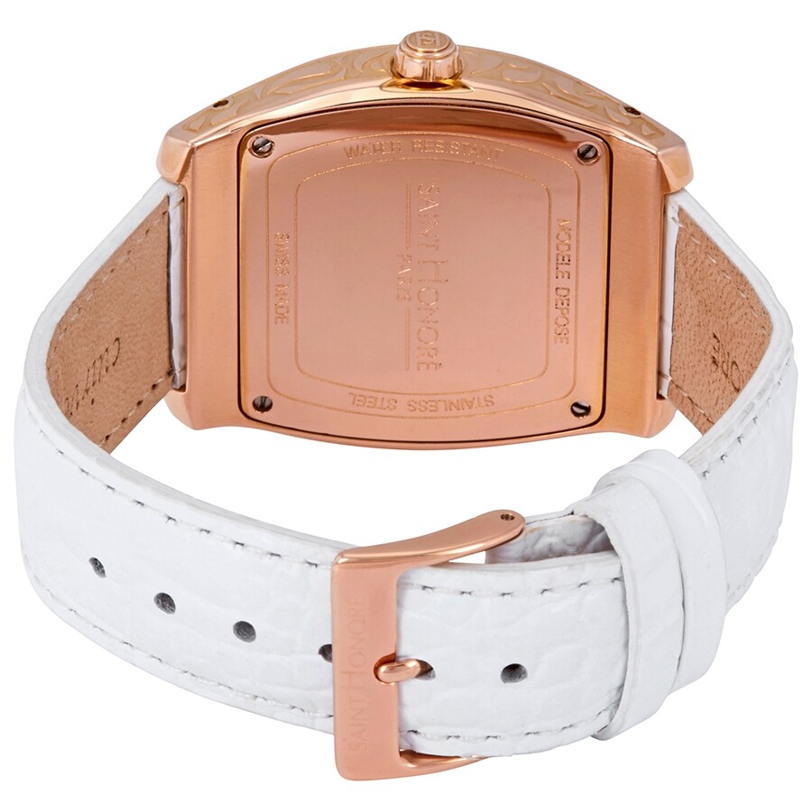 Saint Honore Monceau Diamond White Mother of Pearl Dial Ladies Watch