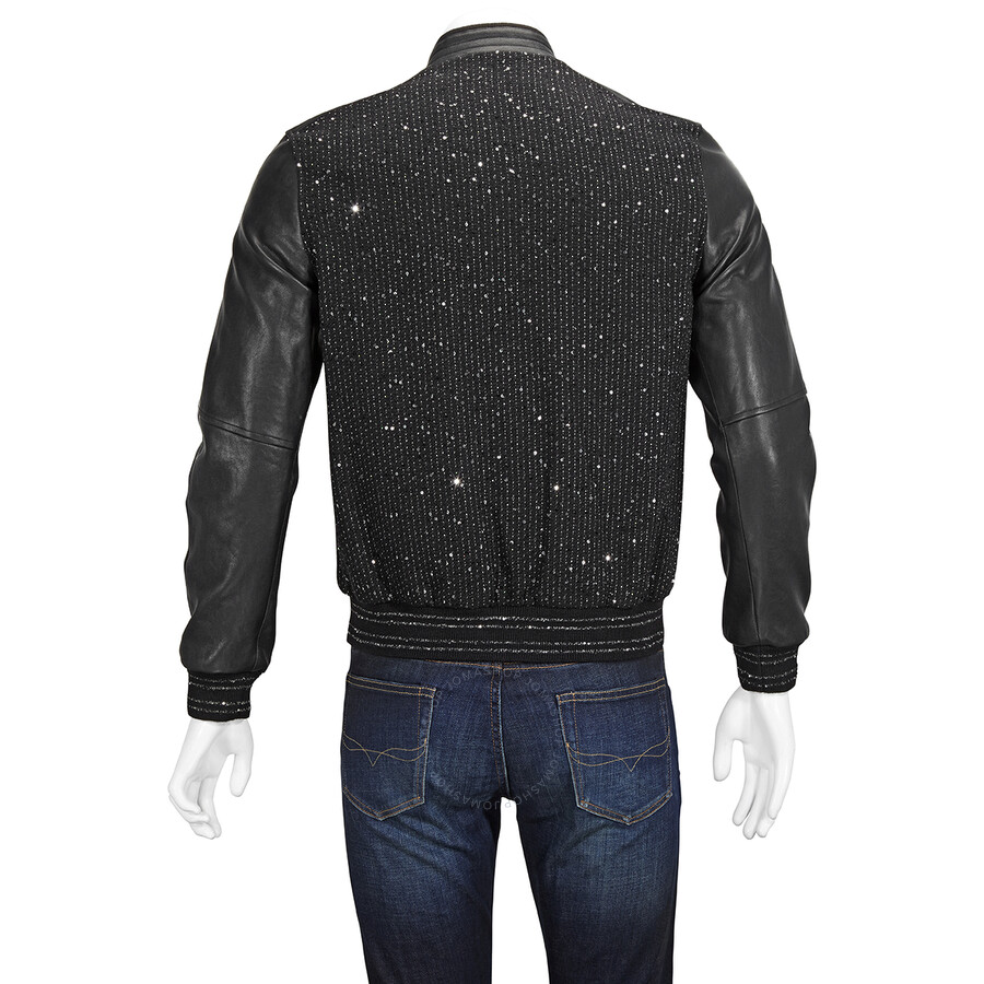 Sparkly leather jacket clearance