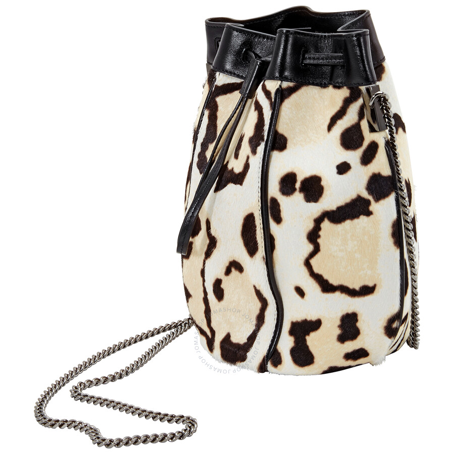 Saint Laurent Leopard Print Talitha Small Bucket Bag 609184 1p31r 9074 Handbags Jomashop