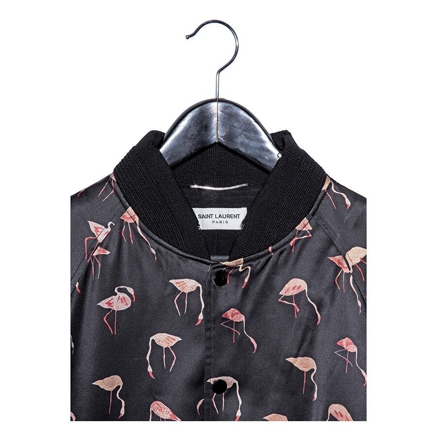 saint laurent flamingo jacket