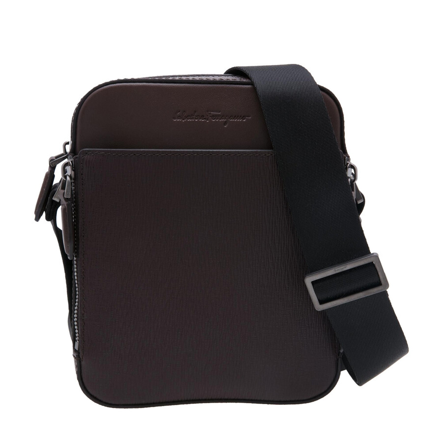 Ferragamo Salvatore Ferragamo Brown Men's Revival 3.0 Crossbody Bag 24A089 704088 8056744685852