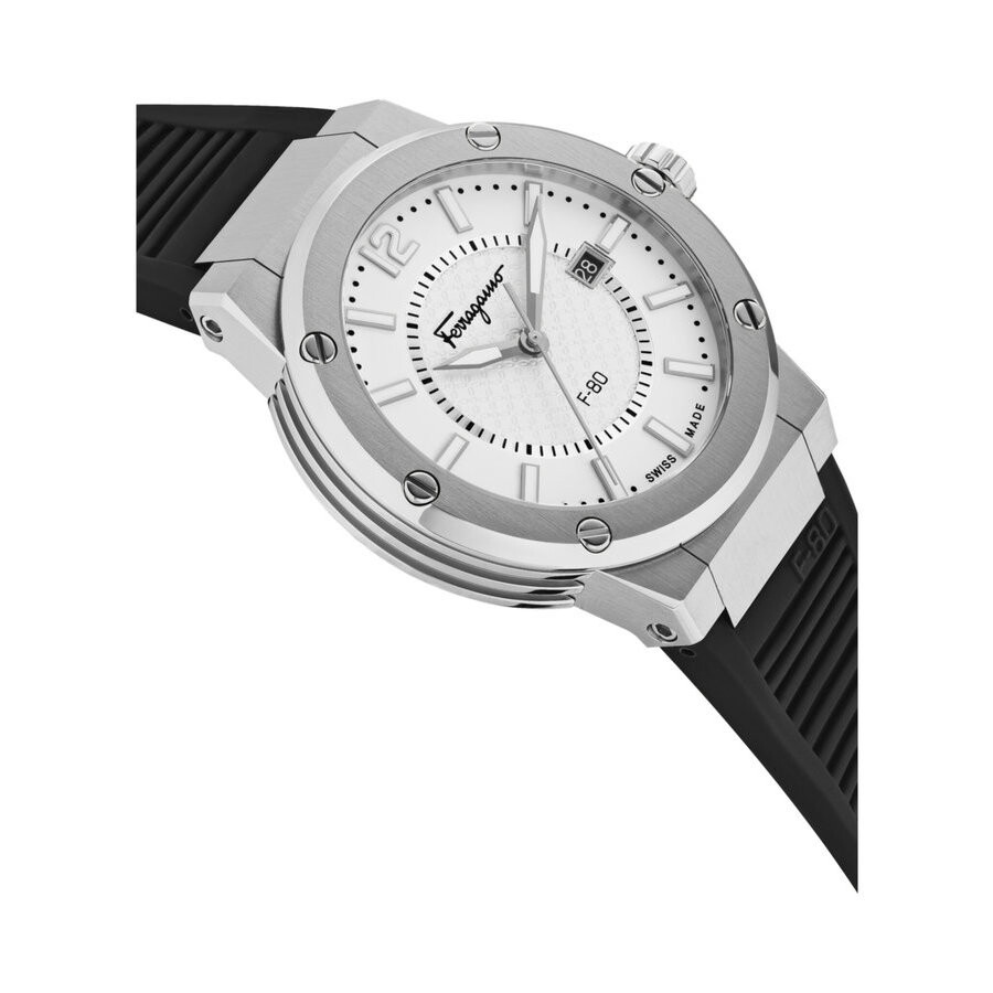 Salvatore Ferragamo F80 Quartz White Dial Men
