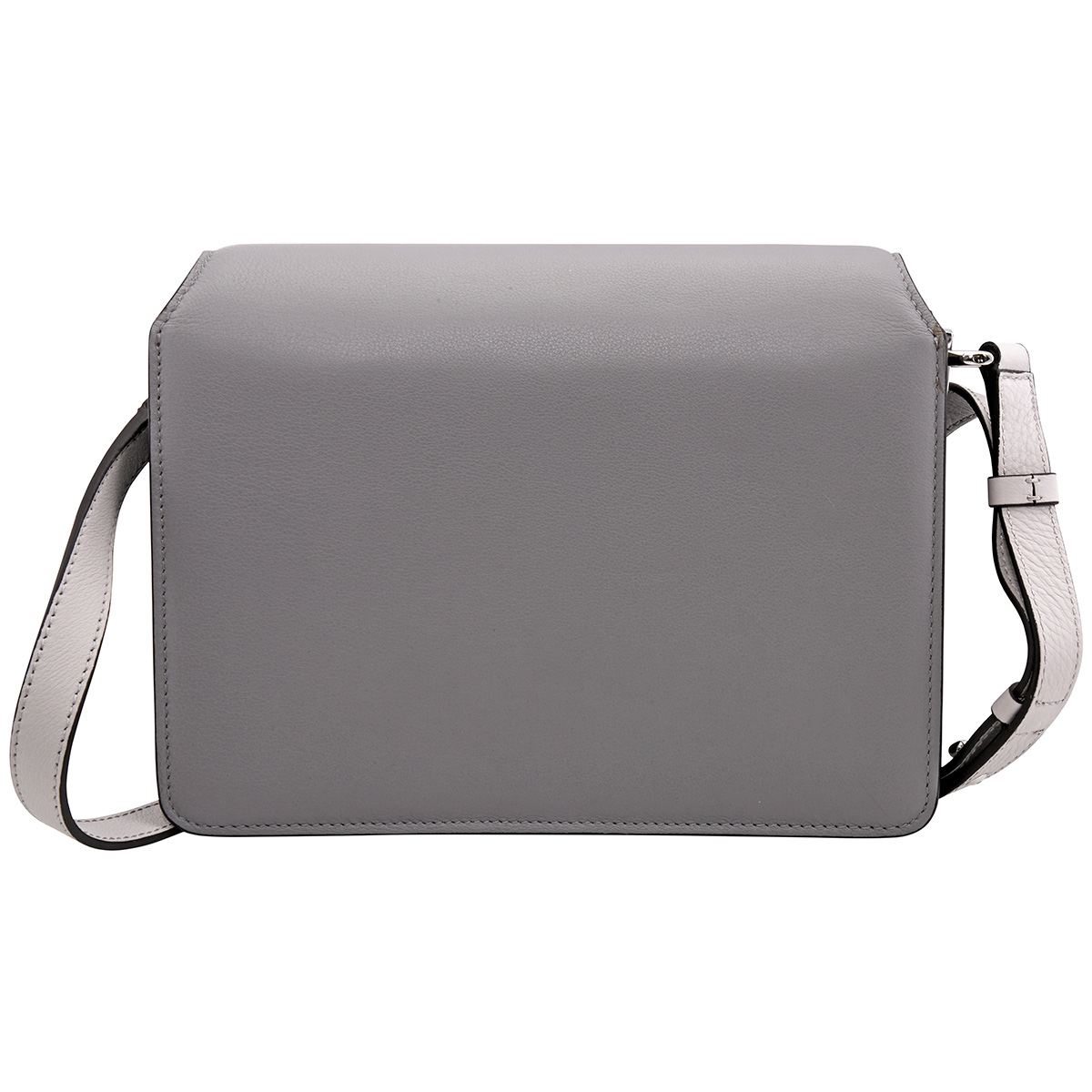 Ferragamo Salvatore Ferragamo Grey Ladies Joanne Leather Shoulder Bag 21H321 718481