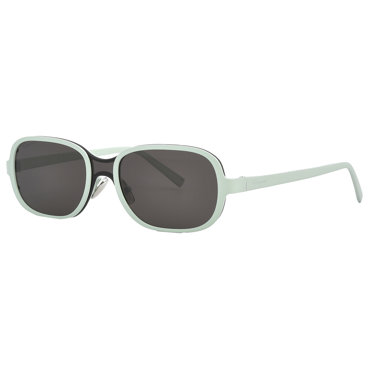 Salvatore Ferragamo Gray Sunglasses Modern Design FERRAGAMO Salvatore Ferragamo 59mm Oversized Sunglasses  main image 4