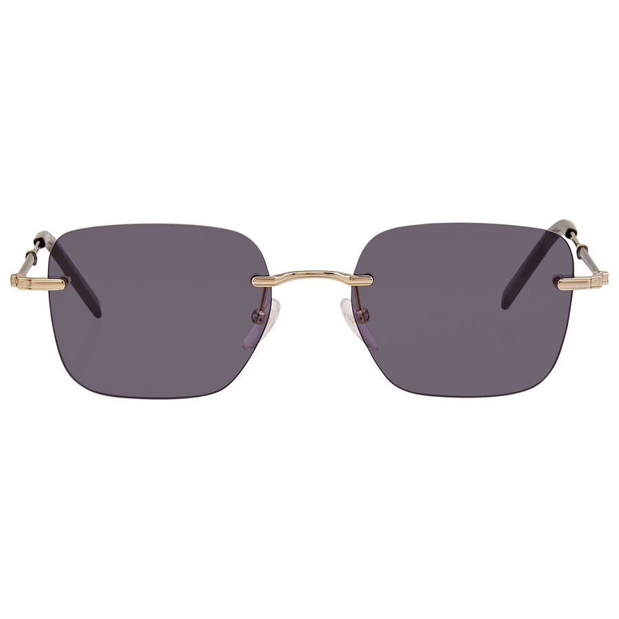 Salvatore Ferragamo Grey Square Men's Sunglasses SF225S 733 54