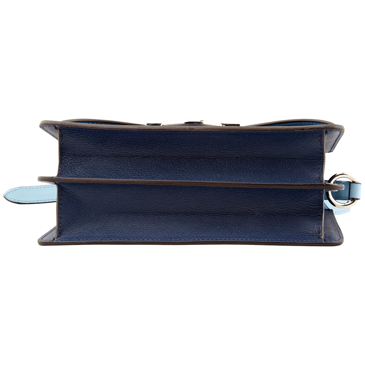 Ferragamo Salvatore Ferragamo Ladies Joanne Leather Shoulder Bag Blue 21H321 718480